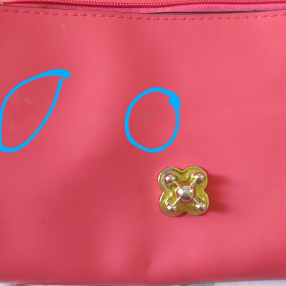 Pink Envelope Clutch Crossbody Shoulder Purse Bag - Picture 7 of 8